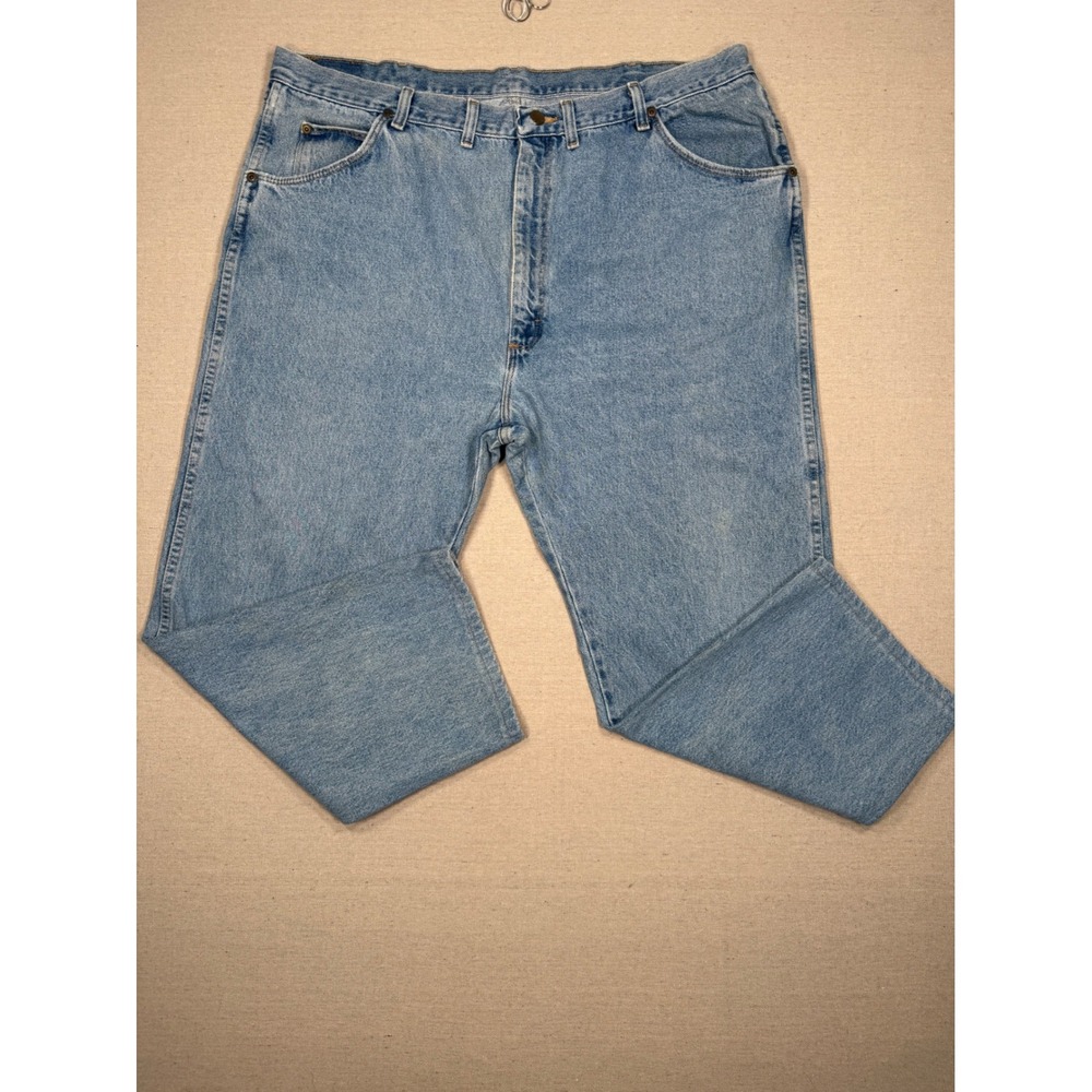 Wrangler Five Star Premium Denim Relaxed Fit Jeans Light Wash 44x32 39902RI
